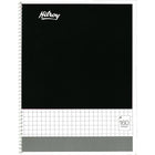 Cahiers #Hilroy à reliure spiralée, quadrillé, 80 feuilles, 8 po x 10 1/2 po, couleurs variées (13038) -Couvertures en papier disponible en 5 couleurs assorties : noir, cyan, vert, magenta ou gris