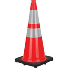 SCN Industrial - Cône De Signalisation De Première Qualité, 28po, Orange, Bande(S) Réfléchissante(S) 4po & 6po, paquet de 3-Couleur Orange