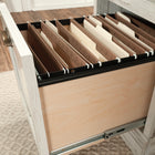 Sauder 59"W La Collection Barrister Lane Bureau Ministre - Finition White Plank-8