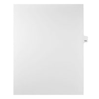 Mark Maker – Onglets séparateurs juridiques blancs, 1/25 onglets, format lettre, sans trous, numéro 135, 25/paquet-Onglets séparateurs blancs, 1/25 onglets