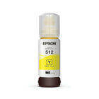 Epson - T512 Bouteille d’encre - Capacité standard - Jaune-Bouteilles d’encre avec technologie d’arrêt automatique exclusive d’Epson