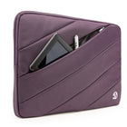 15,6 po Housse de Protection Ordinateur Portable, 15-15,6 po, Violette-Poche extérieure arrière parfaite pour ranger les accessoires