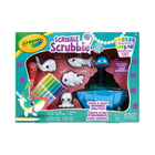 Crayola - Compagnons marins Scribble Scrubbie - Lagune-Compagnons Marins Scribble Scrubbie : Contient une baignoire lagune bleue, 4 nouvelles figurines d'animaux, 6 marqueurs lavables et une brosse