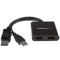 StarTech ® Concentrateur MST DisplayPort à 2x DisplayPort-Optimisez votre productivité en connectant deux écrans indépendants à votre ordinateur à l’aide du concentrateur MST