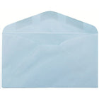 JAM Paper Enveloppes commerciales nº 6 3/4, 3 5/8 x 6 1/2 po, bleu clair, 500/paquet-Enveloppes bleues