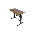 ErgotronMD – Bureau assis/debout à surface 24-271-927 WorkFit-D, Noyer-Taille : Taille de surface : 47 3/5 x 23 1/2 po
