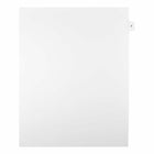 Mark Maker – Onglets séparateurs juridiques blancs, 1/15 onglets, format lettre, sans trous, numéro 2, 25/paquet-Onglets séparateurs blancs, 1/15 onglets