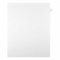 Mark Maker – Onglets séparateurs juridiques blancs, 1/15 onglets, format lettre, sans trous, numéro 2, 25/paquet-Onglets séparateurs blancs, 1/15 onglets