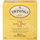 Twinings – Sachets de thé Earl Grey, paq./50-Thé noir : goût léger