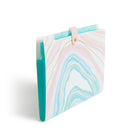 U Brands Fashion Classeur expansible à 5 pochettes sans rabat, tons pastel (3305F04-24)-L'Expansion De La Gamme: 1 pouce