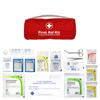 Trousse de premiers soins en nylon, profession fédérale A , 2-5 personnes (F953AN020)-WASIP Ltd. offre une grande collection de trousses de premiers soins et des fournitures. Notre gamme de trousses réglementaires contient toutes les fournitures essentielles requises ou répond aux lignes directrices provinciales, fédérales et de la CSA.