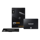 Samsung - Disque SSD interne 870 EVO 2,5 po SATA3 4To - Noir-Mémoire de stockage Samsung V-NAND 3 bits MLC et mémoire cache SDRAM DDR4 basse consommation Samsung 4 Go