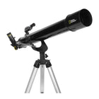 National Geographic - Telescope à lunette 70 mm AZ-Une grande ouverture de 70 mm revelera de nombreux details lunaires, des caracteristiques planetaires telles que les ceintures nuageuses de Jupiter ou les anneaux de Saturne et certains des objets Messier les plus brillants.