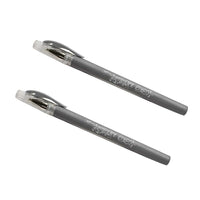Marvy Uchida – Stylos à gel – 0,7 mm – argent – paquet de 2-Couleur :  argent