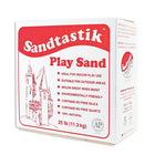 SandtastikMD – Sable de jeu, blanc naturel éclatant, 25 lb-Se compresse pour construire des châteaux de sable et diverses formes lorsqu’il est humide