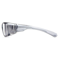 Pyramex – Lunettes de sécurité Emerge, transparent, +2.0, monture grise, 6/paquet-Verres en polycarbonate résistant aux égratignures avec monture d’un gris translucide