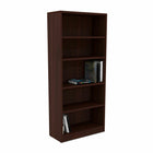 Heartwood - Bibliothèque 72'' haut - Acajou royal-3 tablettes réglables et 1 tablette fixe