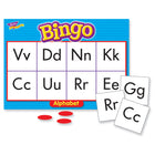TREND enterprises - Ensemble de jeu de Bingo, alphabet, Mots mémorisés - 36 cartes et 264 jetons-Texte clair et facile à lire sur fond blanc