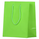 JAM Paper Sacs-cadeaux lustrés, format moyen, 8 x 4 x 10 po, vert lime, 6/paquet (672GLlga)-6/paquet
