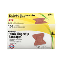 Pansements en tissu pour bout du doigt, 5 x 4,5cm, 100/boîte-Compresse anti-adhésif