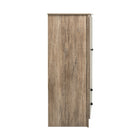 Prepac Armoire Salt Spring, gris vieilli-Les tiroirs glissent facilement sur les glissières de métal avec mécanisme d’arrêt intégré et sont dotés de parois robustes en pin massif