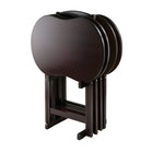 Winsome – Ensemble de tables de télévision Skippy, 5 pièces, fini espresso (92532)-Forme amusante