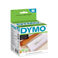 Dymo Étiquettes d’adresse postale blanches autoadhésives LabelWriter , 1-1/8 po x 3-1/2 po - 2 rouleaux de 260 (total de 520)-Les étiquettes papier de DYMO utilisent la technologie d’impression thermique directe, ce qui permet d’obtenir une qualité de précision, semblable à celle d’un laser, avec un adhésif permanent.