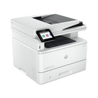 HP - Imprimante sans fil LaserJet Pro MFP 4101fdwe avec HP+ - Blanc/noir-Vitesse d'impression: Sortie de la premiere page Lettre : 6,1 secondes seulement Noir , Sortie de la premiere page A4 : 6,3 secondes seulement Noir , Lettre : jusqu'à 42 ppm en noir , A4 : jusqu'à 40 ppm en noir , Vitesse d'impression (paysage, A5) : jusqu'à 63 ppm en noir

