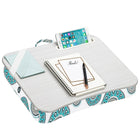 Secretaire portatif LapGear Designer - Medaillon Gris-Dimensions de la surface : 17,75 x 13,75 pouces