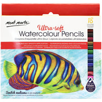 Mont Marte Crayons d'aquarelle très doux - Paquet de 18-1