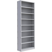 Metalware – Étagère enclenchable RK409, 9 tablettes, 36 x 18 x 100 (po), gris pâle-Système de tablettes ajustables offrant un espace de rangement solide, mais économique qui convient à vos besoins