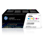 HP - Cartouches de toner LaserJet d'origine 410A (CF251AM) cyan, magenta, jaune, paq./3-Cyan/magenta/jaune