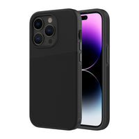 AXS - PROTech coque anti-choc avec bordures surelevees et une durabilite militaire pour Apple iPhone 14 Pro, Noir-Resistant aux chocs