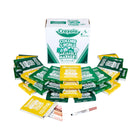 Crayola - Marqueurs lavables Classpack - Paquet de 240-NOUVEAU JEU DE MARQUEURS CRAYOLA : Cet ensemble de marqueurs à trait large lavables en vrac contient 10 paquets de 24 marqueurs aux nouvelles couleurs représentant des gens du monde entier.