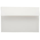 JAM Paper Enveloppes A9 doublées, blanc/ivoire, 250/paquet-Intérieur vierge où écrire un mot personnalisé