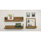 Kiera Grace – Tablettes Muskoka Cantu, Irwin avec tableau liège et Pugh, fini noyer, ens. de 3, 36 po, 19 po, 36 po-Irwin : Tablette de couleur noyer chaleureux avec tableau de liège, 20 x 19 x 3,5 (po)