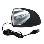 Souris ergonomique sans fil pour gaucher Intekview-Molette de défilement en gel de silicone, technologie laser