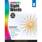Livre numérique : Spectrum - Spectrum Sight Words, 704614-EB, maternelle-Vous recevrez deux courriels : le premier confirmant la totalité de votre commande et le second comportant un lien de téléchargement. Vous pourrez utiliser le lien de téléchargement immédiatement ou plus tard, comme vous le voulez.