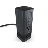 NXT Technologies - Limiteur de surtension, 1 prise plus 4 ports USB, cordon de 5 pi, 900 Joules (NX56822)-Une prise standard et quatre ports USB