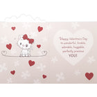 Rosedale Gold - Cartes de souhaits/Enveloppes - Joyeuse St-Valentin Petite-fille enfant - 5-1/2 po x 8 po - paquet de 6-Avec fini scintillant et métallique