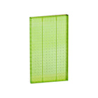 Azar Displays – Panneau d’accrochage mural à 1 côté perforé, 22 x 13,5 po, vert transparent, 2/paquet (771322-GRE)-Pour surfaces planes