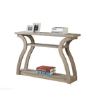 Monarch Specialties - 2446 Table D'Appoint - 47 po L/Console D'entrée Taupe Foncé-Surface spacieuse idéale pour photos et autres objets décoratifs