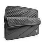 13,3 po Housse de Protection Ordinateur Portable, Laptop Sleeve Case PC Netbook Ultrabook Sacoche Compatible 15-15,6 po, Gris-La grande poche avant se fond dans le design et a fière allure