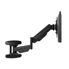 Fellowes - Bras pour moniteur à fixation murale, jusqu'à 44 po / 66 lb-Fixation murale pour une installation dans des endroits où l'espace est limité
