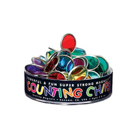 Dowling Magnets –Blocs aimants avec 75 jetons de comptage (DO-736608)-Cercle