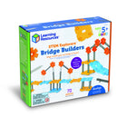 Learning Resources - Stem Explorers Bridge Builders-L'ensemble de 77 pièces comprend des plates-formes de pont, des colonnes, des poulies, un camion d'essai et bien plus encore