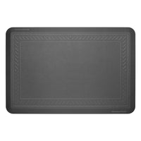 WeatherTech - Tapis anti-fatigue ComfortMat - Bordé - Noir-Conçu dans un souci d'ergonomie, ComfortMat a une épaisseur de 3/4" et aide à soulager les douleurs corporelles et articulaires afin que vous puissiez rester debout plus longtemps dans la cuisine, la buanderie, l'atelier, les bureaux debout - ou tout sol dur - sans vous sentir excessivement fatigué