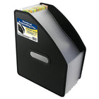 Fichier extensible vertical à 13 poches C-Line-S'étend jusqu'à 10 pouces de large pour contenir jusqu'à 750 feuilles de papier ou 26 magazines, catalogues, dossiers de projets, dossiers et plus encore.