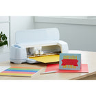 Cricut - Papier Cartonné Smart Sticker Cricut, Blanc-Fonctionne sans tapis de coupe - il suffit de charger &go!