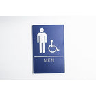 FUTECH SYMBOLE FEMELLE MALE AVEC HANDICAP ON MEN SIGN.-Matériel: plastique, Couleur: bleu marine